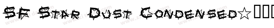 SF Star Dust Condensed字体转换